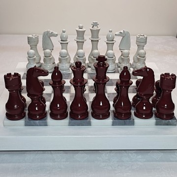 Red-White Chess "Classic Big"