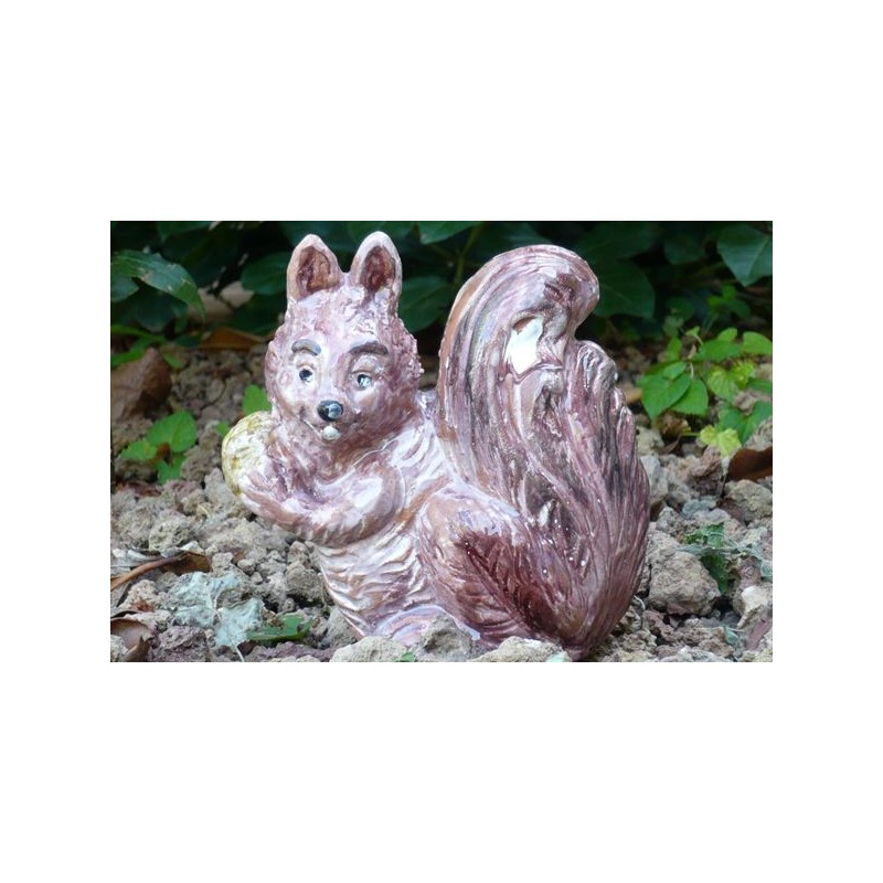 Scoiattolo Decorativo In Resina - Set Da 3 Pezzi, Colori Misti, Altezza 10 Cm