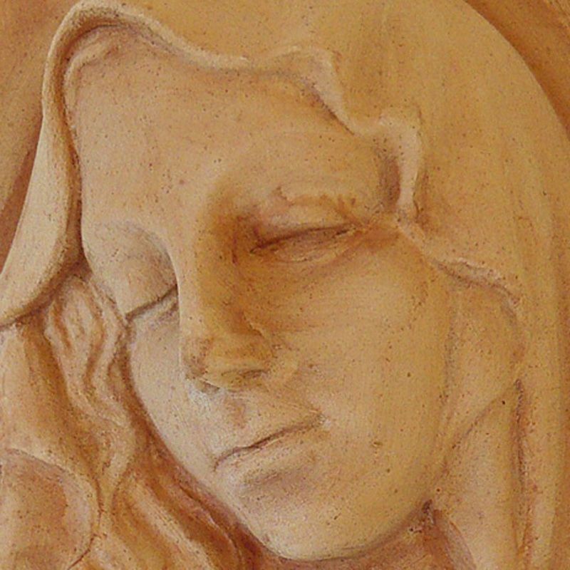 Face of Madonna in grief