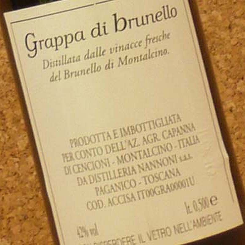 Grappa di Brunello