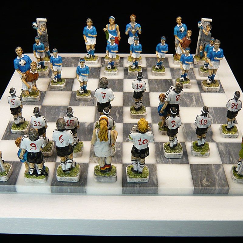 Chess Football "Italy - Germany"
