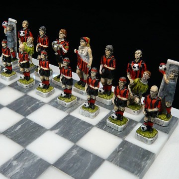 Chess Football "Black Red Team"