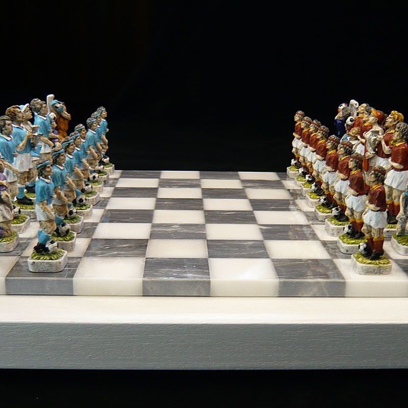 Chess Football "Red Yellow Team"