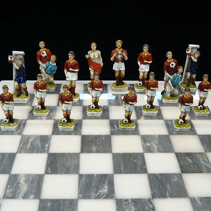 Chess Football "Red Yellow Team"