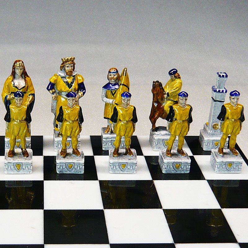 Chess Football "Black and Blue Team"