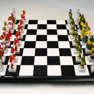 Palio of Siena chess "Bruco - Caterpillar"
