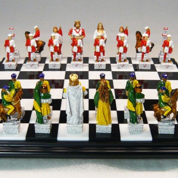 Palio of Siena chess "Giraffa - Giraffe"