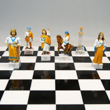 Palio of Siena chess "Leocorno - Unicorn"