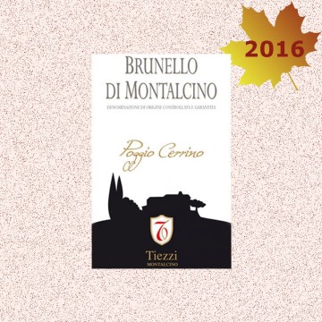 "Poggio Cerrino" 2016 TIEZZI Brunello di Montalcino DOCG