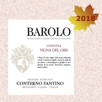 2018 Conterno Fantino "Vigna del Gris" Barolo Ginestra DOCG