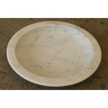 Vassoio portafrutta in marmo Bianco Carrara