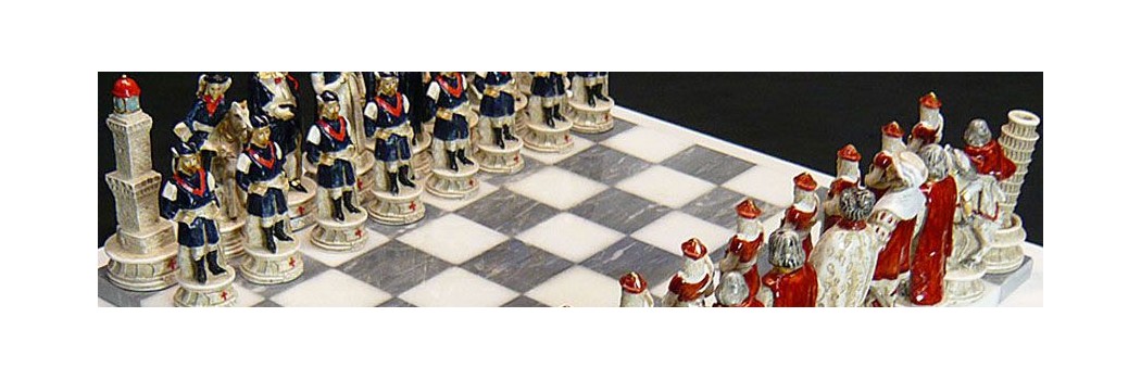 Chess, game and collection, artistic chess, historical chess, chess for gift
