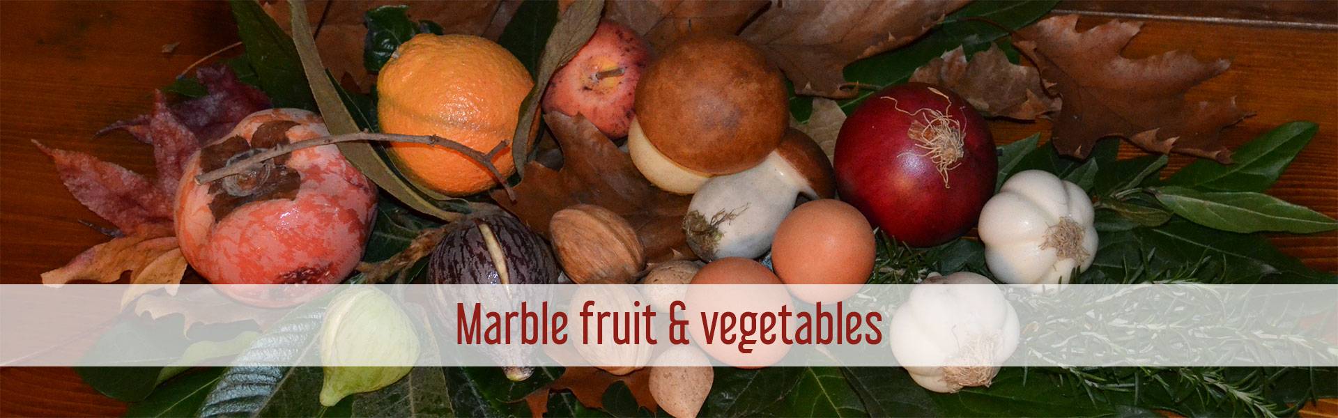 Marble Fruit and vegetables